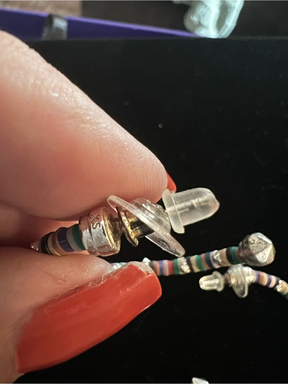 Kendra Scott Multicolor Disc Bead Hoop Earrings